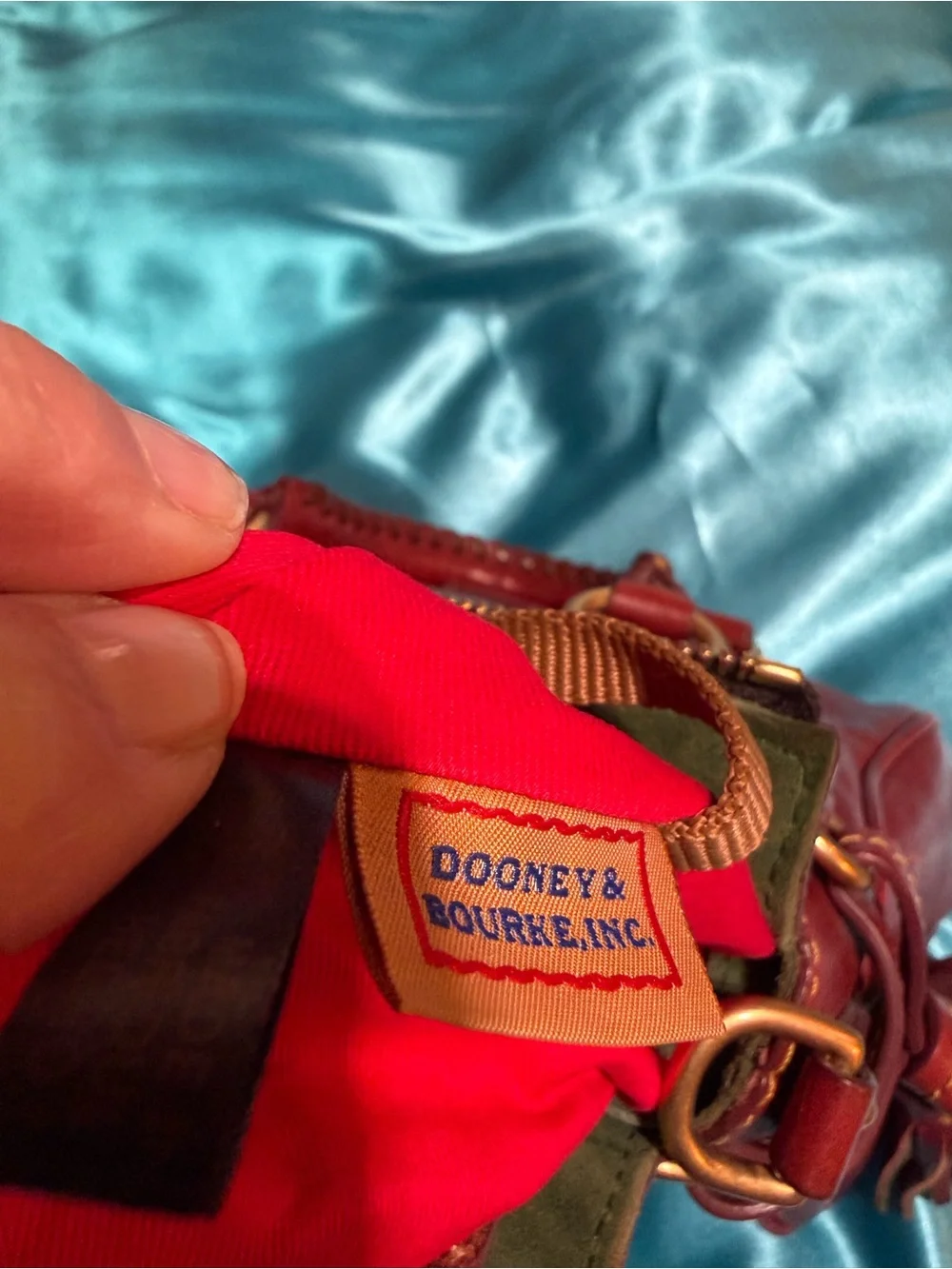 Dooney & Bourke Florentine Micro Satchel in Bordeaux